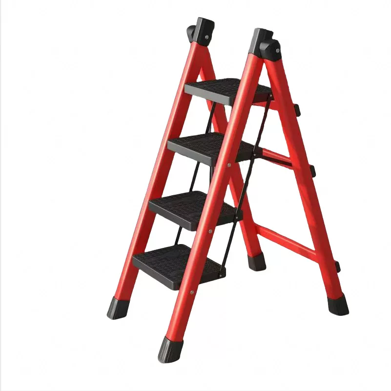 Домашняя складная лестница Stagar Step Steel Dual -Erulance Face Ladder Многофункциональная лестница с утолщением углеродной стальной лестница