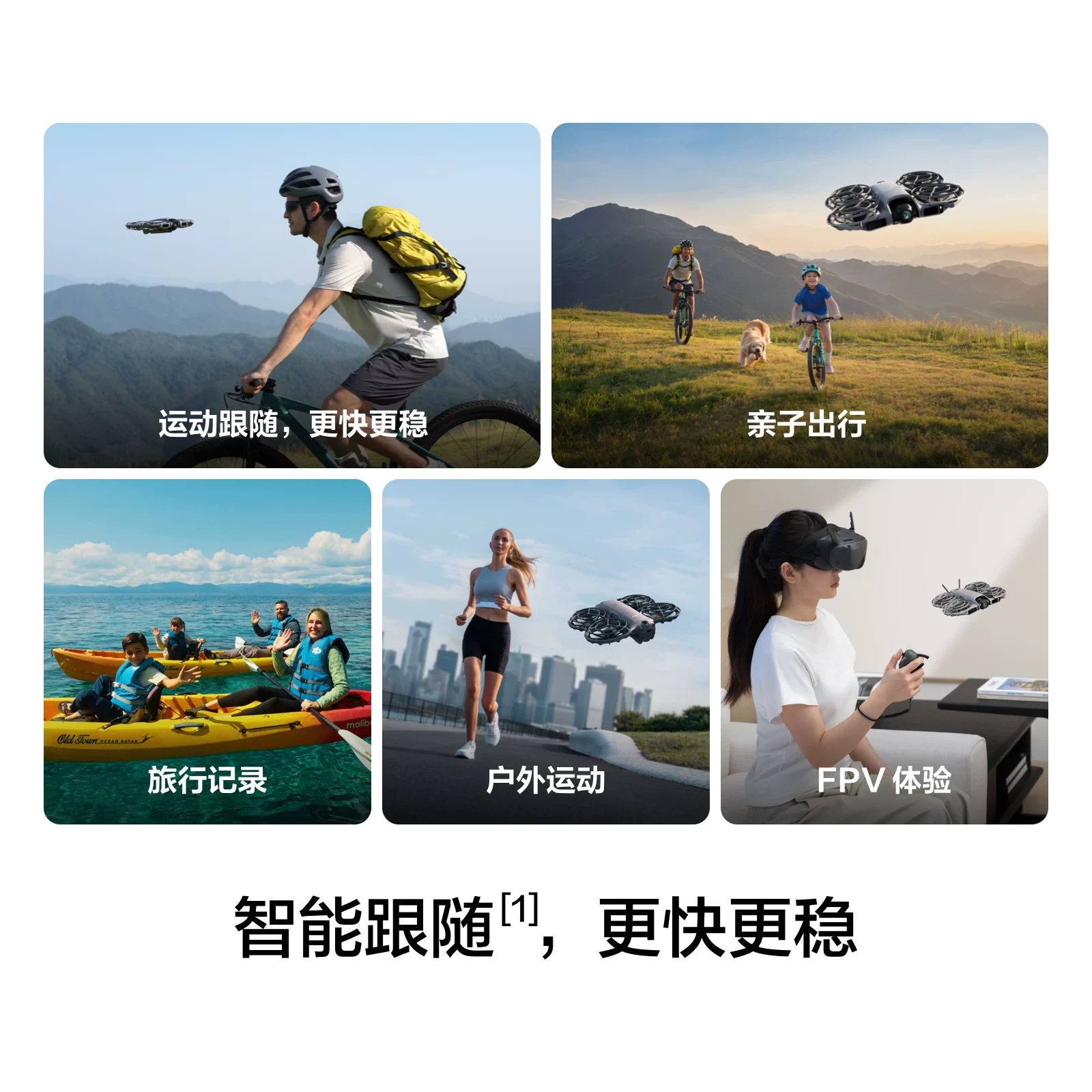 DJI Neo 2 from DJI can fly, follow the photographer, exercise, parent-child, outdoor camping, travel, intelligent follow-up, 4K entry-level aerial photography, flying camera, novice drone