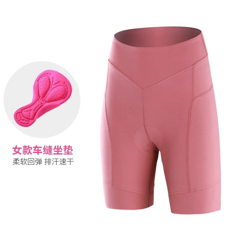 Cycling shorts for women, high waisted road bikes, outerwear for quick drying cycling equipment, breathable and shock-absorbing cycling pants for women