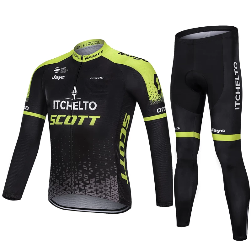 Sky cycling suit with long sleeves, men's slim fit mountain road bike, spring/summer/autumn cycling shirt, breathable and sun protection customization