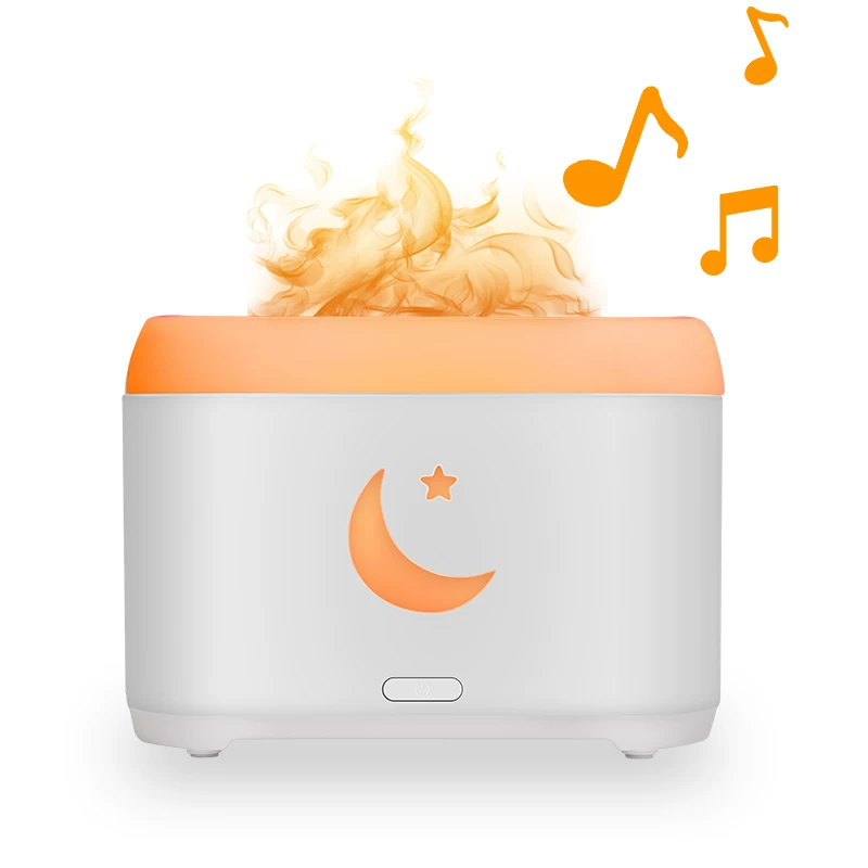 Новый продукт Star Moon USB Music Simulation вулкан пламя ароматерапия ночной свет плюс мокрый расширение машина