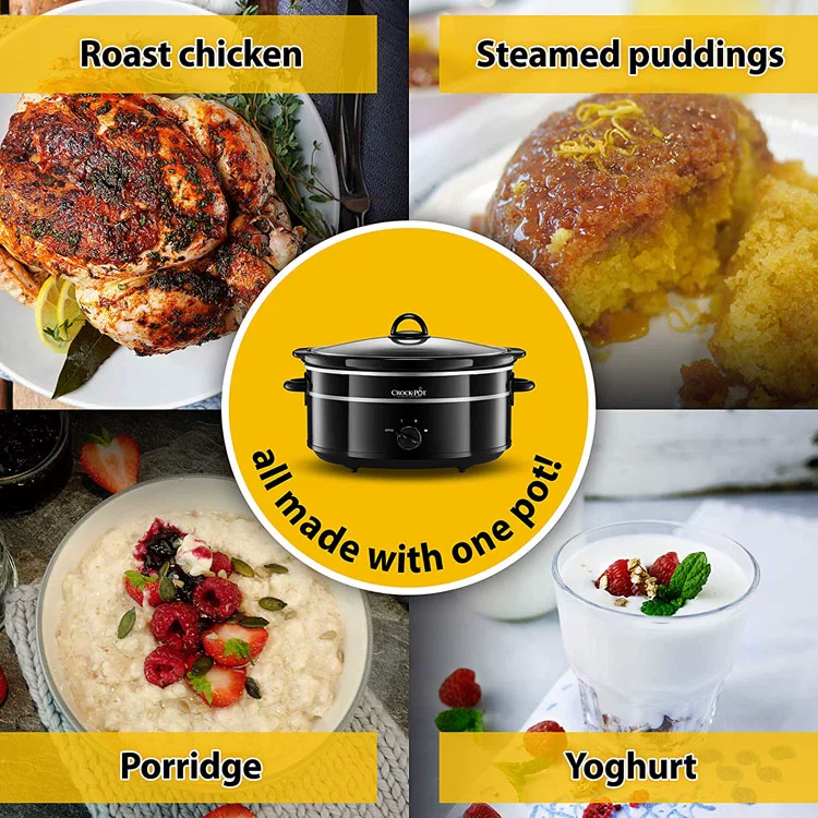 Медленноварка Crock-Pot SCV655B с керамической чашей 6.5л
