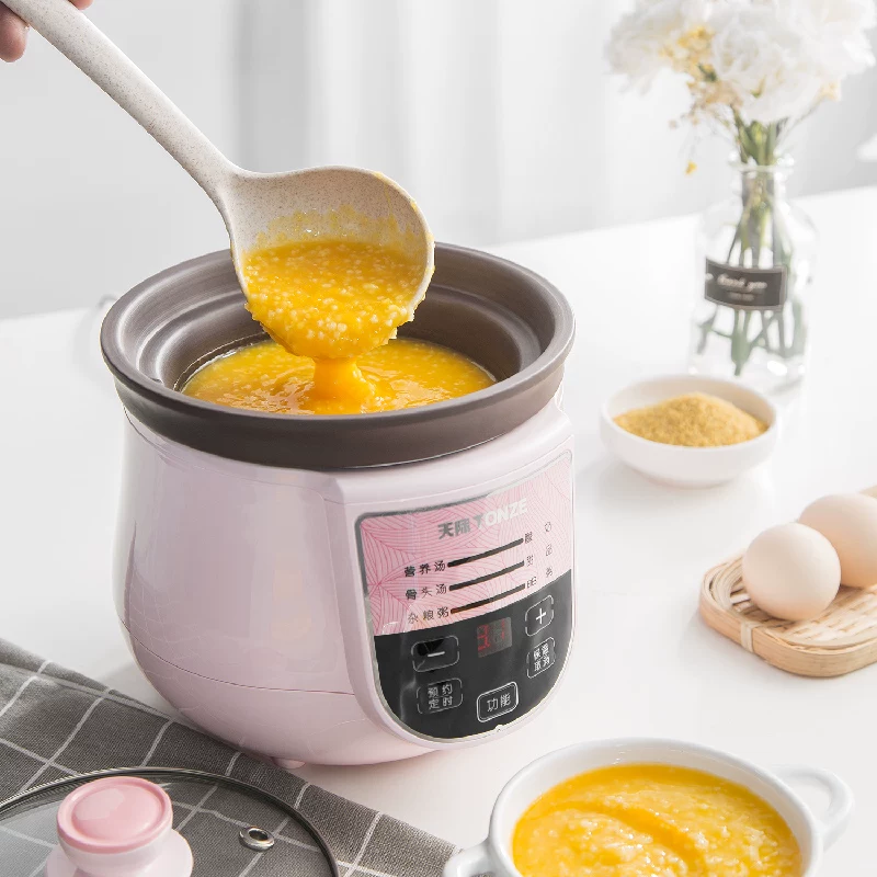 Мини-электрокастрюля для супов Tonze DGD10-10EZWD (1л)
