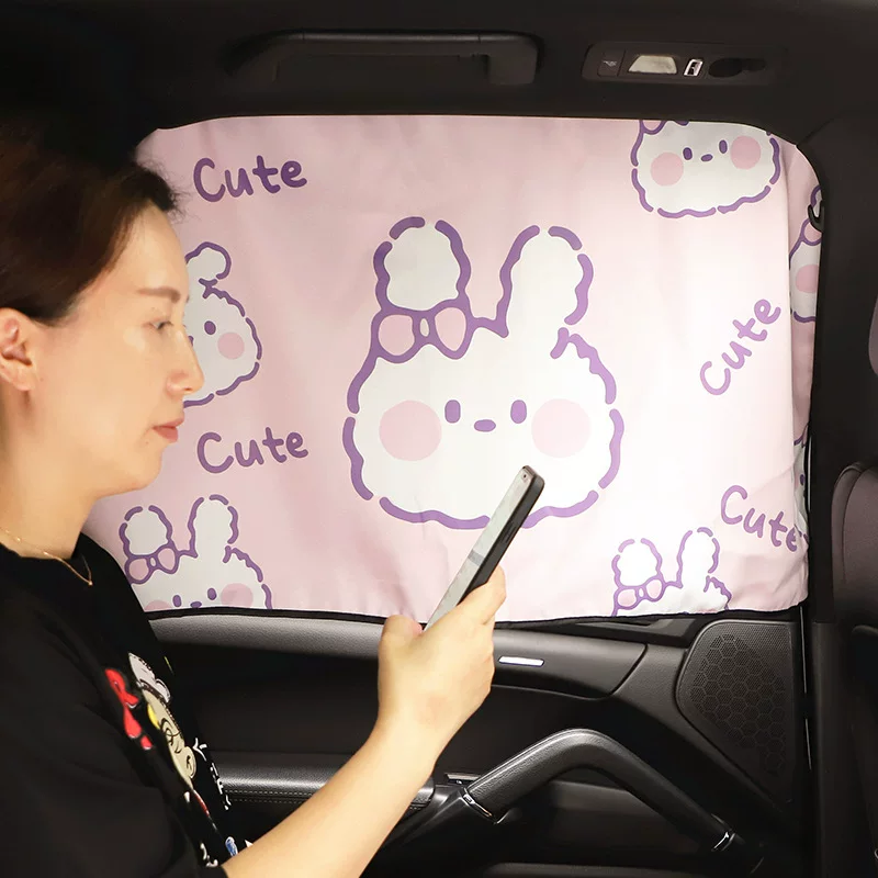 Магнитный железный автомобиль Cartoon Sunshade Автомобильный солнцезащитный крем на машине солнцезащитный крем для изоляции.