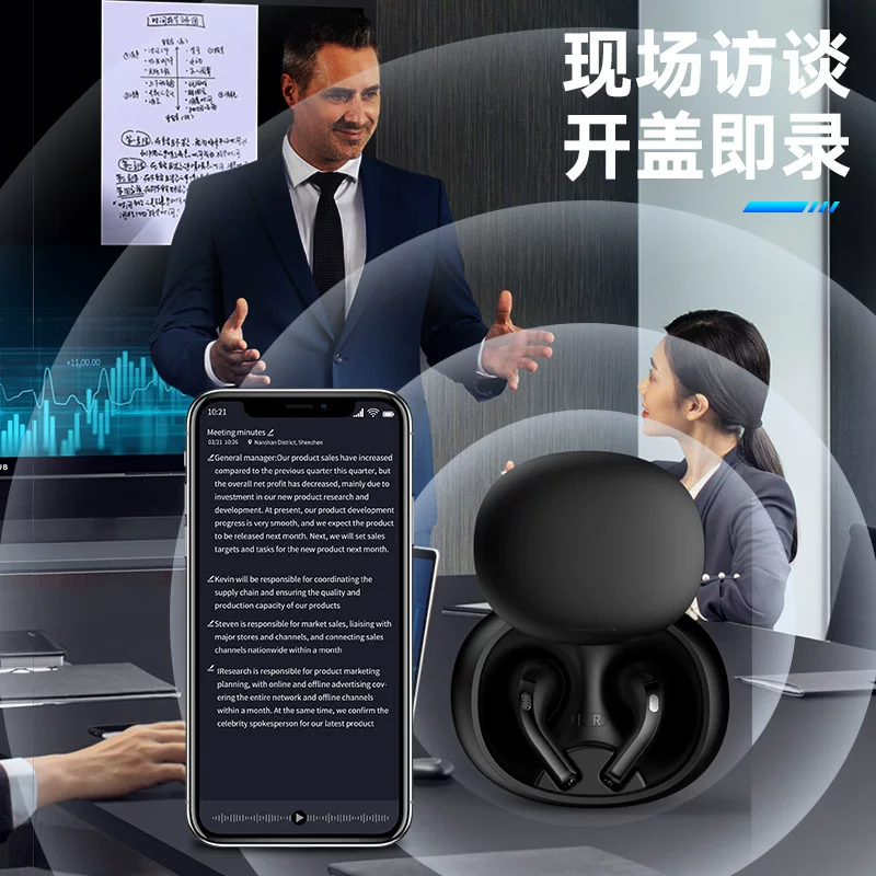 Беспроводные наушники-переводчики Airpro Intelligent Translation AI Voice
