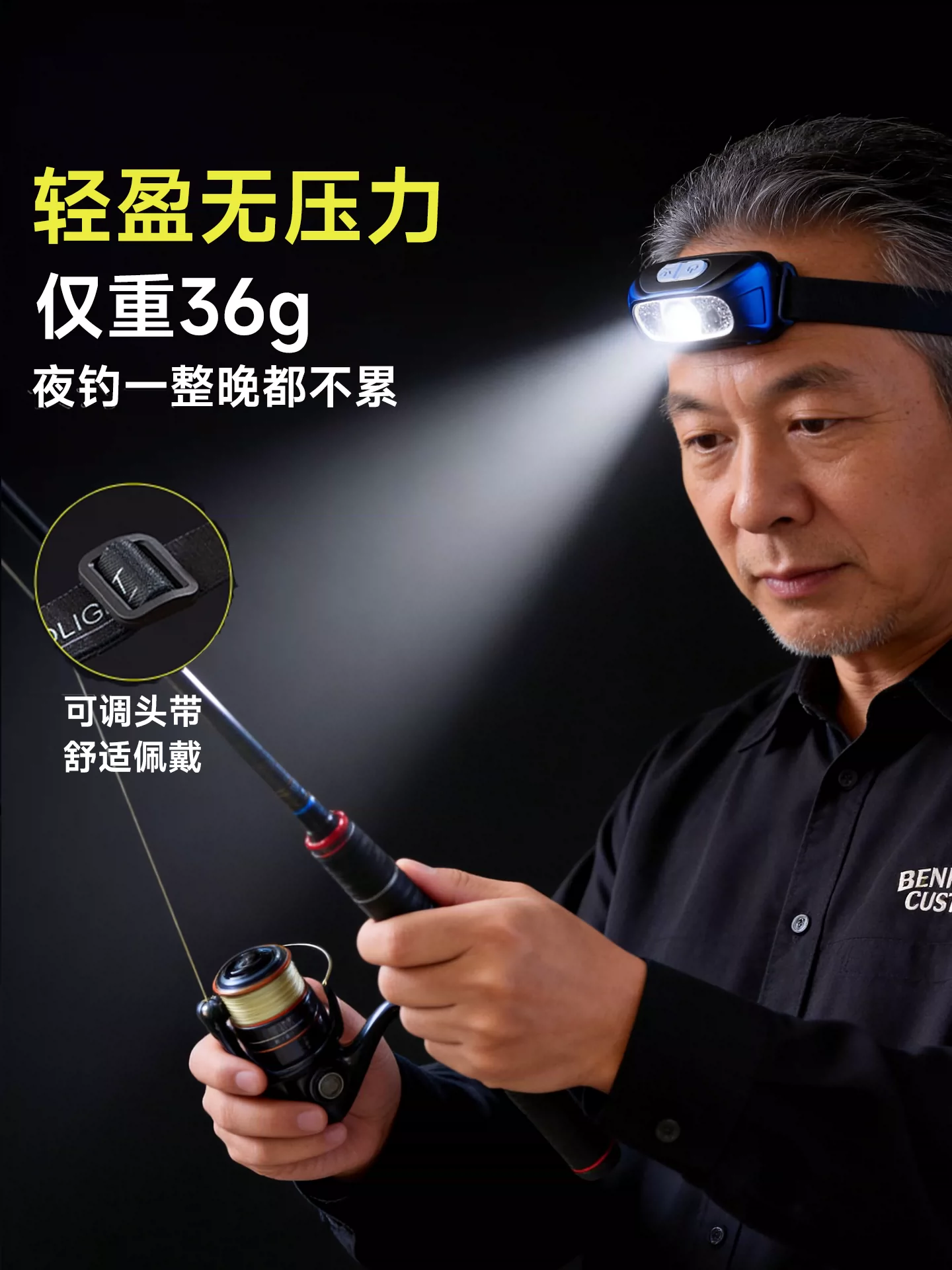 Headlight night fishing special 2026 new model with ultra long endurance sensor head mounted outdoor strong light ultra bright charging