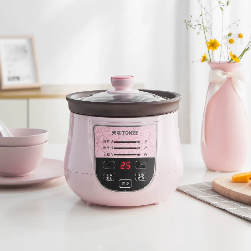 Мини-электрокастрюля для супов Tonze DGD10-10EZWD (1л)