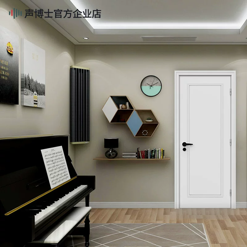 Доктор Саунд доктор G50M Fireproof Commercial Sound Voice Chain Hotel Sound Door Indoor Club Solid Wood Static Door Custom