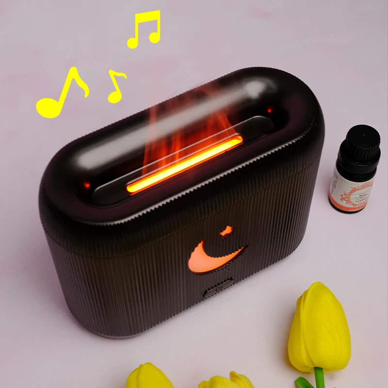 Новый продукт Star Moon USB Music Simulation вулкан пламя ароматерапия ночной свет плюс мокрый расширение машина