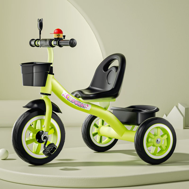 Star Child brand baby stroller, large size children's tricycle, suitable for babies aged 1-6 with push handle, high-end baby stroller with sunshade and storage basket, tricycle