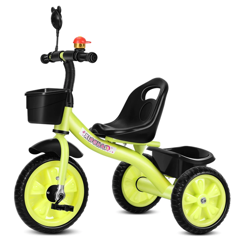 Star Child brand baby stroller, large size children's tricycle, suitable for babies aged 1-6 with push handle, high-end baby stroller with sunshade and storage basket, tricycle