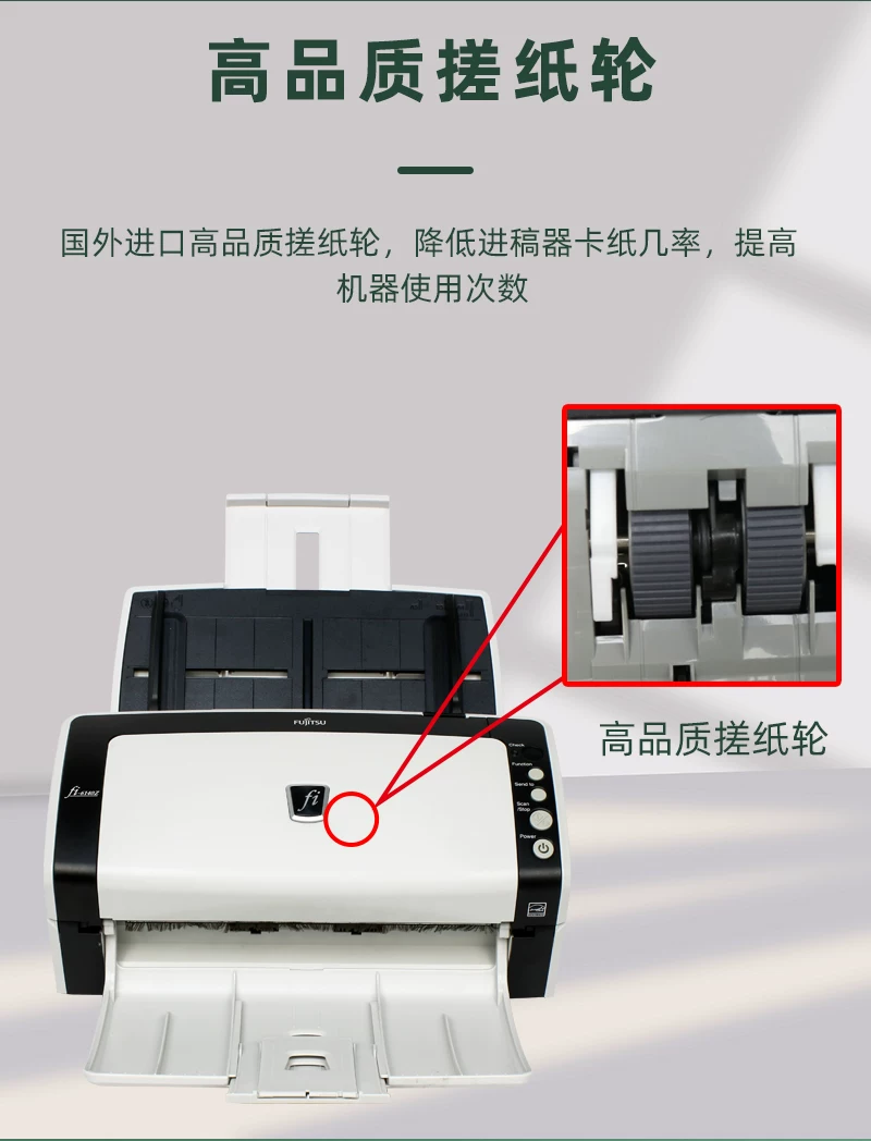 Fujitsu scanner 640zla color double-sided continuous fast high-speed automatic scanner high-definition professional office