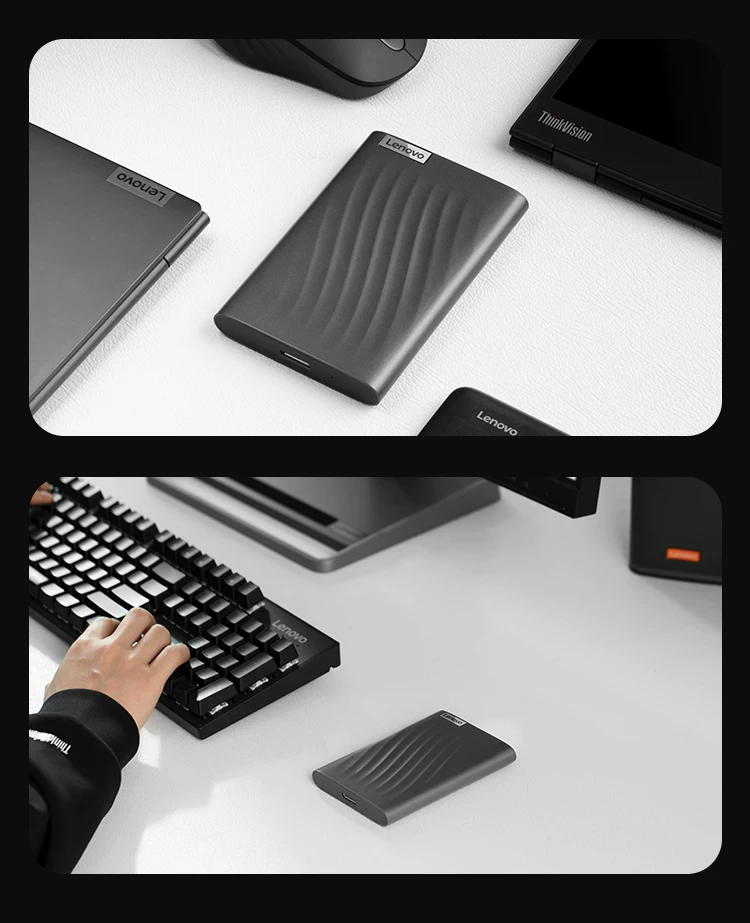 Popular Lenovo F508 portable hard drive 2t large capacity high-speed 1t USB 3.2 external tablet