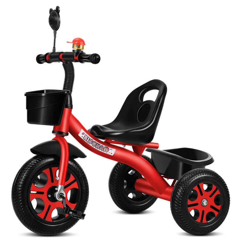 Star Child brand baby stroller, large size children's tricycle, suitable for babies aged 1-6 with push handle, high-end baby stroller with sunshade and storage basket, tricycle