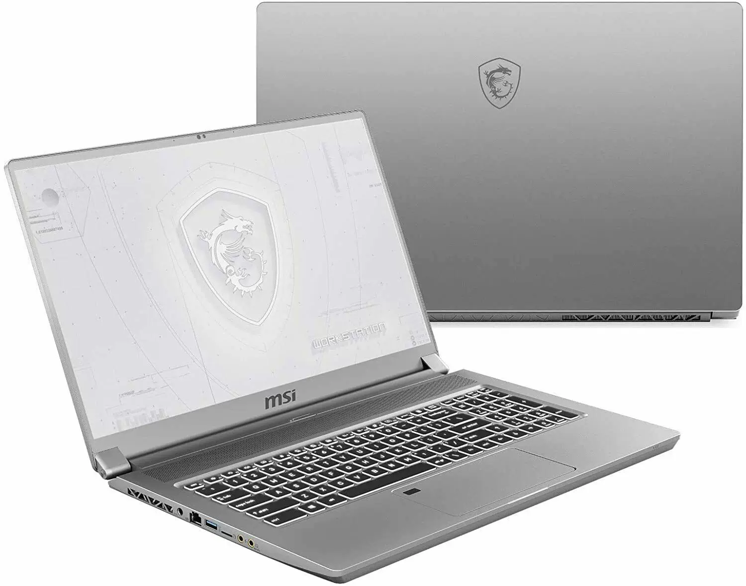 MSI/微星 Сильная атака GE WS75 10 -го поколения I9 10980HK Pure Grey Thin Thin Bringbook Rtx5000