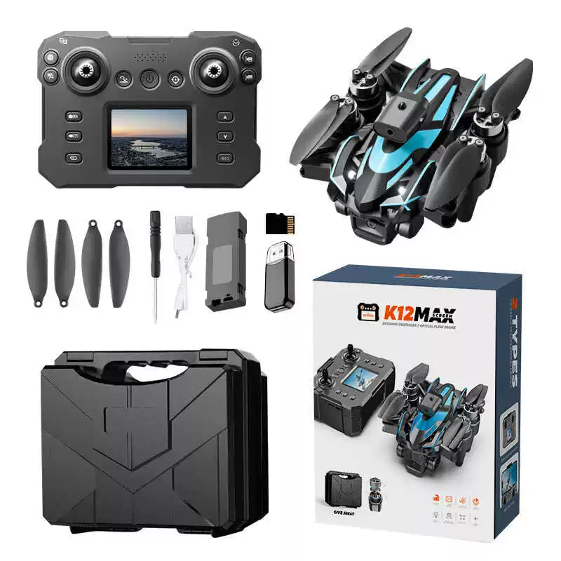 2025 new model with screen LCD remote control drone high-definition aerial photography hovering four axis drone children's toy