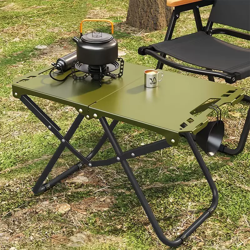 Outdoor tactical folding table IGT second folding multifunctional table portable picnic camping tea table lightweight picnic