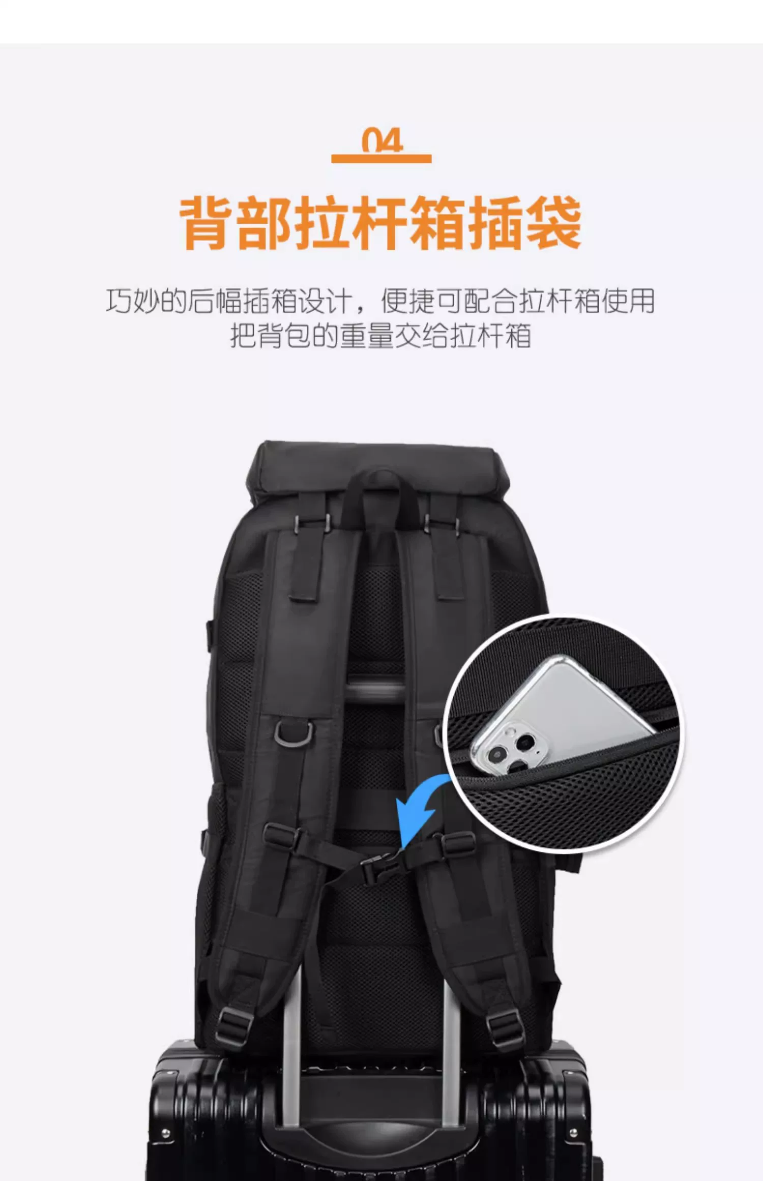 Backpack men's large capacity backpack business travel bag outdoor sports travel backpack mountaineering bag computer backpack