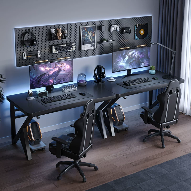 Double Desktop Computer Desk Домохозяйство Длинное стол.