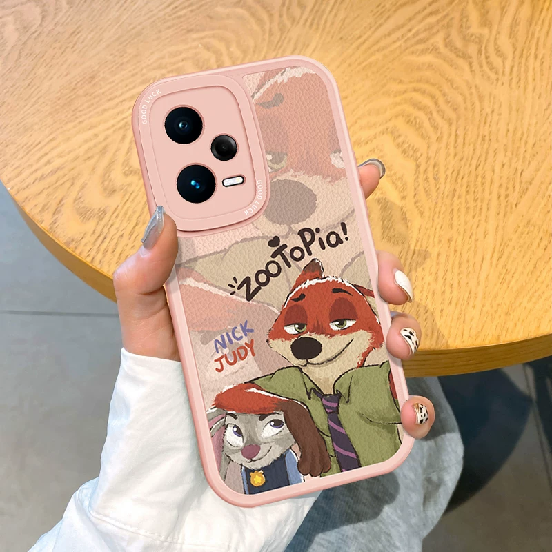 Подходит для чехла для мобильного телефона Redmi note15pro, Zootopia note12Tpro «все включено» note14, мягкий силикон + индивидуальность для пары, кожаный чехол 10/9 11R, женский 3, новый стиль 13, защита от падения, турбо4