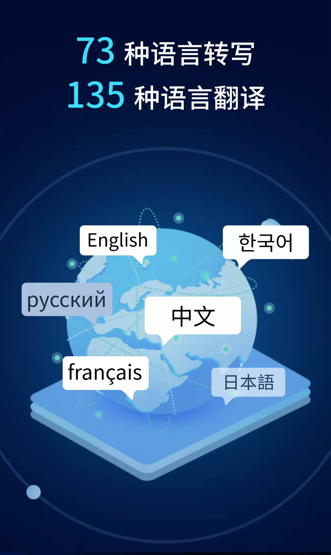 Умный диктофон AI с магнитом 64 ГБ