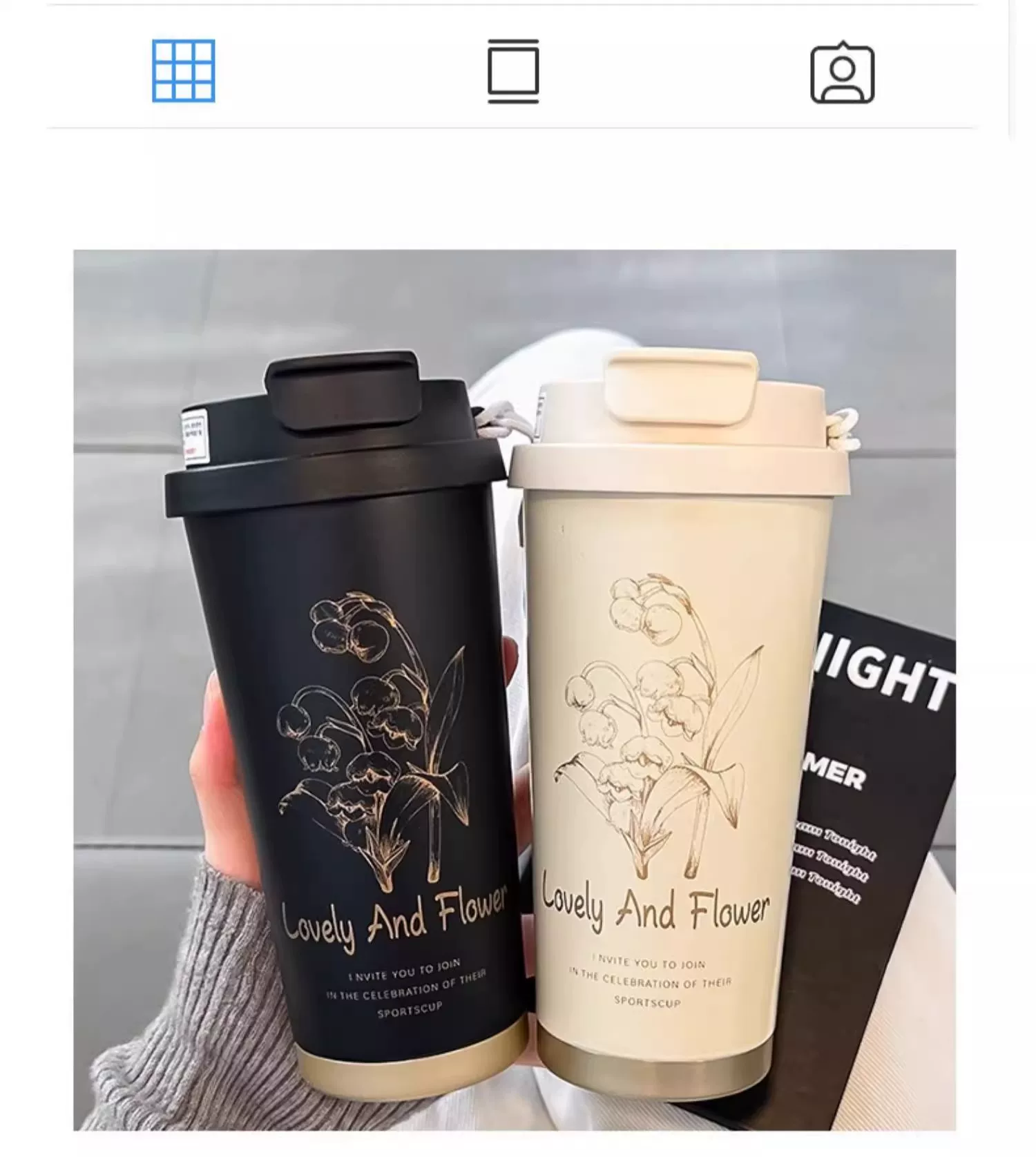 2025 new insulated cup for women with high appearance, straw water cup, 316 stainless steel high-end internet famous insulated coffee cup
