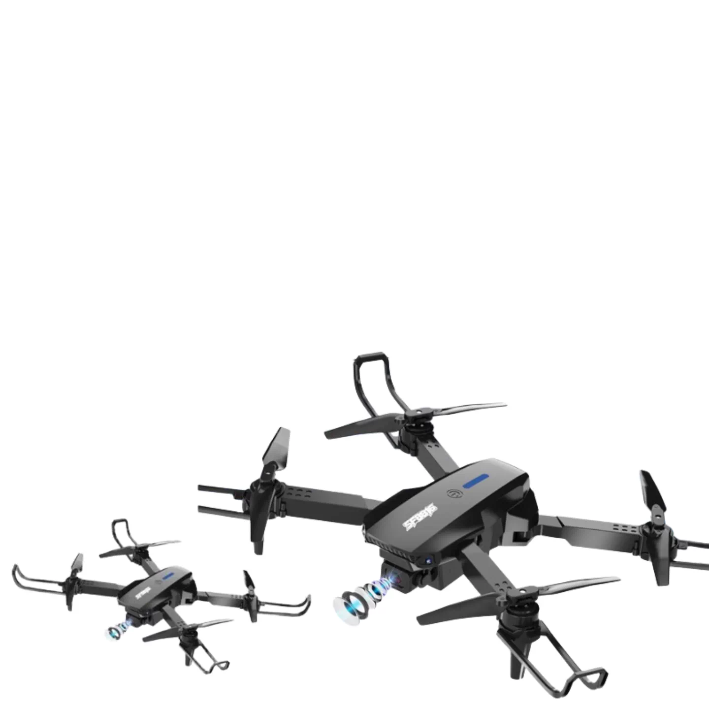 Free shipping, multifunctional four axis intelligent folding drone, high-definition aerial photography, children's electric aircraft, Children's Day gift
