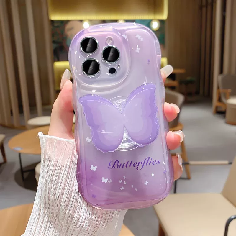Apple, совместимый iPhone 16, мобильный телефон, защитный чехол, креативный iPhone15 Pro, трубка, iPhone15 Pro, модная волнистая защитная сумка, 16promax, изысканный стиль, iphone, защита при падении