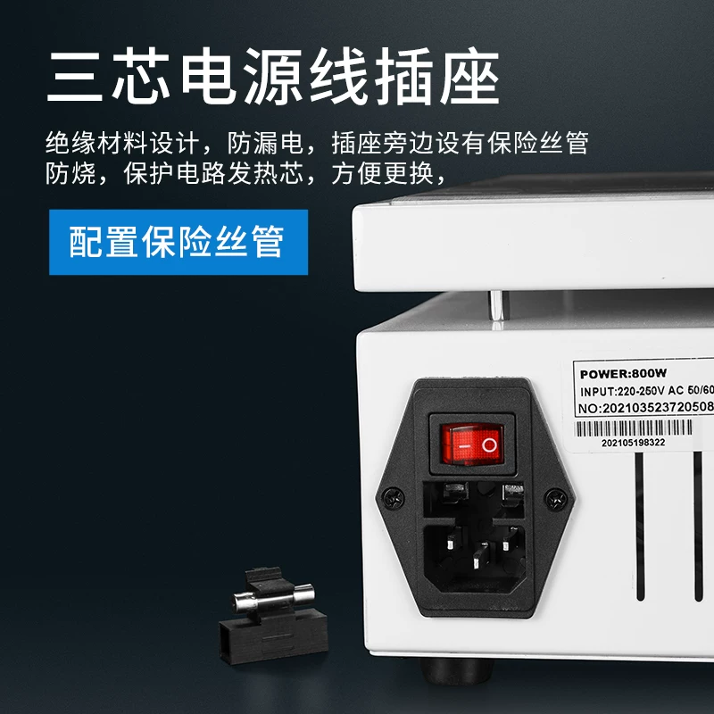 Bangyuan digital display heating table with constant temperature and adjustable temperature for mobile phone maintenance, heating plate preheating table, LED light bead preheating platform