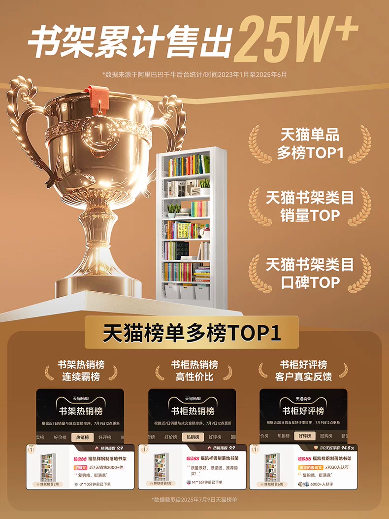 落地钢制书架家用图书馆书架加厚碳钢儿童书柜 简约铁艺置物架