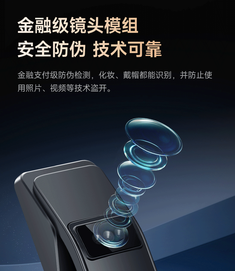 Интеллектуальный дверной замок Double voice Fingerprint lock с распознаванием лиц