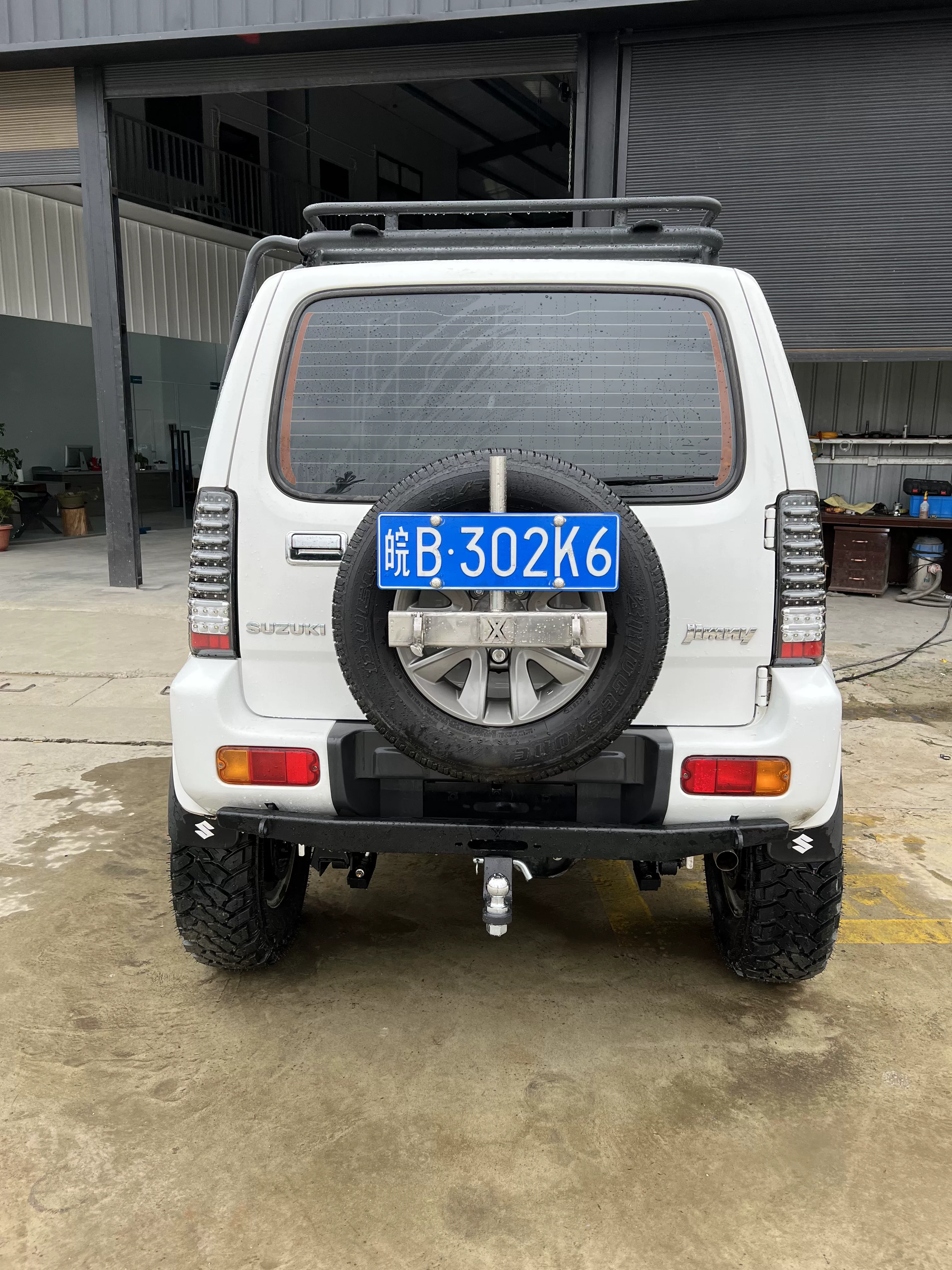 [【] Гимни задний соревновательный бар Anti -Collision Back Bumper Jimni Задний трейлер сзади
