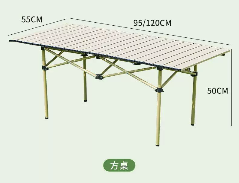 Folding portable outdoor folding table, table stall, camping, fishing, picnic table, outdoor self driving tour, barbecue, lightweight