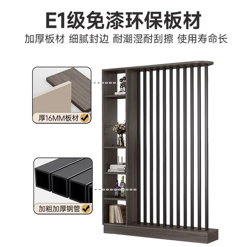 中式屏风玄关柜小户型节省空间 实木简约现代设计可遮挡客厅隔断