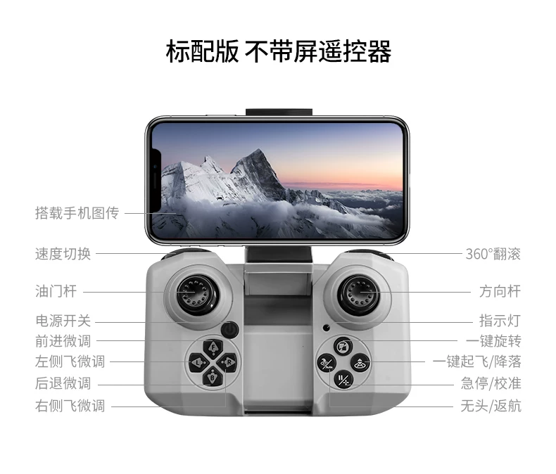 4DRC with built-in screen drone NEO mini aerial photography 2025 new remote-controlled airplane children's toy elementary school students