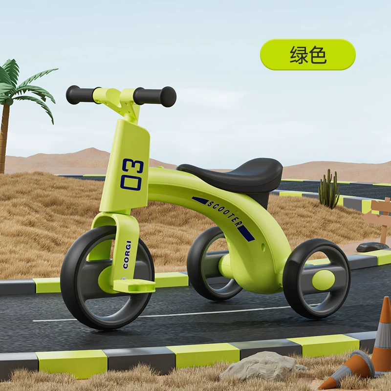 Children's tricycles, bicycles, boys and girls aged 1-3 to 6, music, lighting, pedaling toy bikes, lightweight toys for children, and a walking tool for children