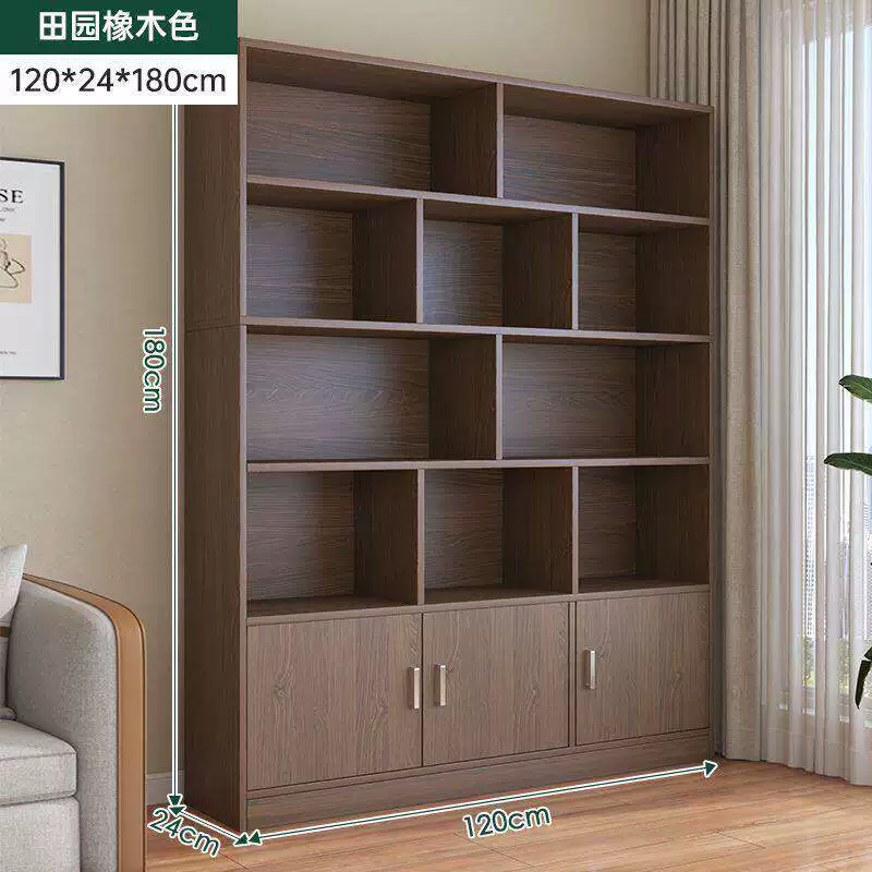 Bookshelf, floor to ceiling storage rack, integrated wall storage cabinet, home bookshelf, display cabinet, office file cabinet, storage cabinet
