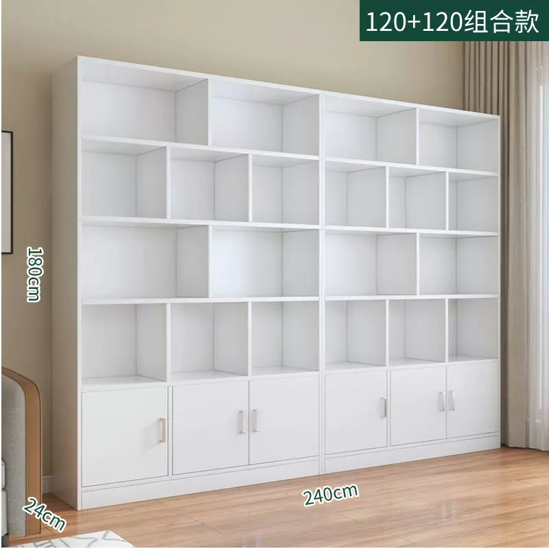 Bookshelf, floor to ceiling storage rack, integrated wall storage cabinet, home bookshelf, display cabinet, office file cabinet, storage cabinet