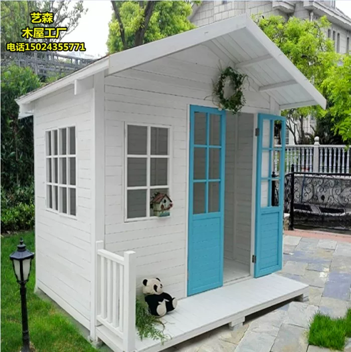 Kindergarten Outdoor Doll Home Wooden Kitchen Children's Outdoor Mobile Game House Garden Anti corrosion Wooden House Assembly