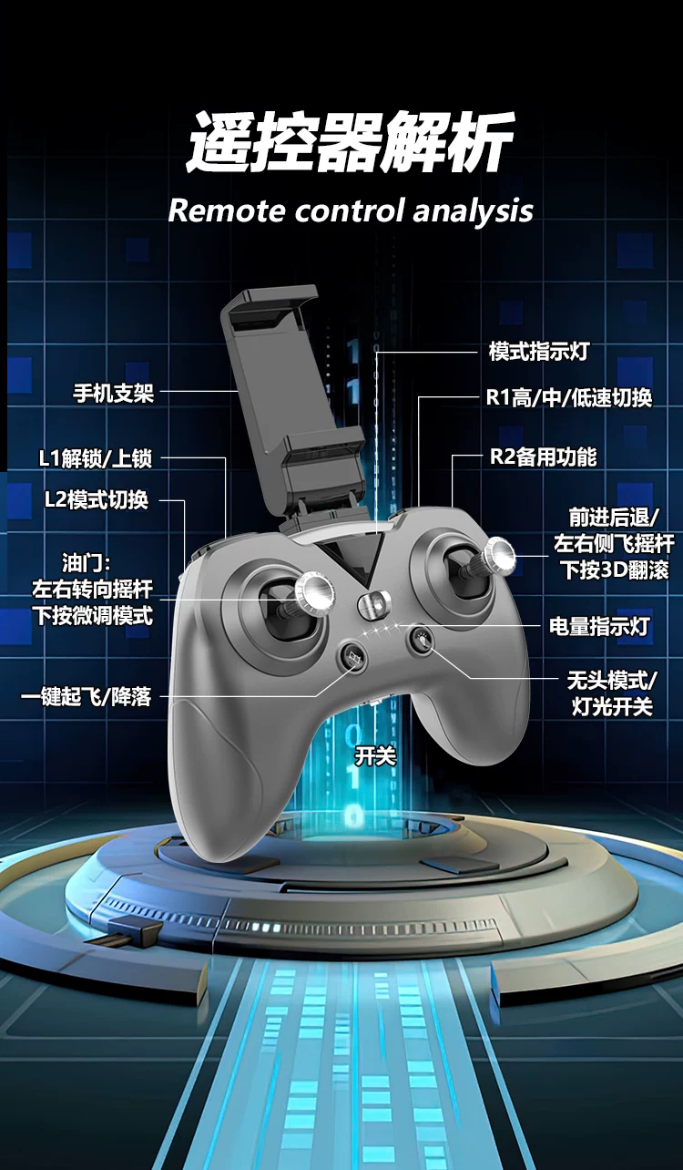 Entry level FPV Crossover Aircraft Hand Flying Q30 Drone Model Racing Competition High definition Aerial Photography Remote Control Aircraft
