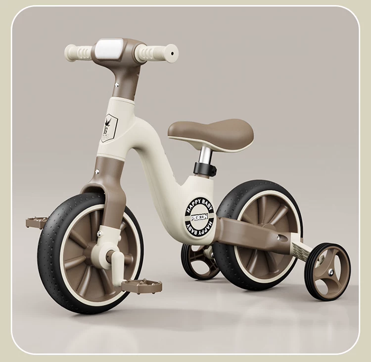 Flying Pigeon Children's Balance Bike 2-6 Year Old Boys and Girls Baby Anti rollover Two wheel Sliding Tricycle Toy Bicycle