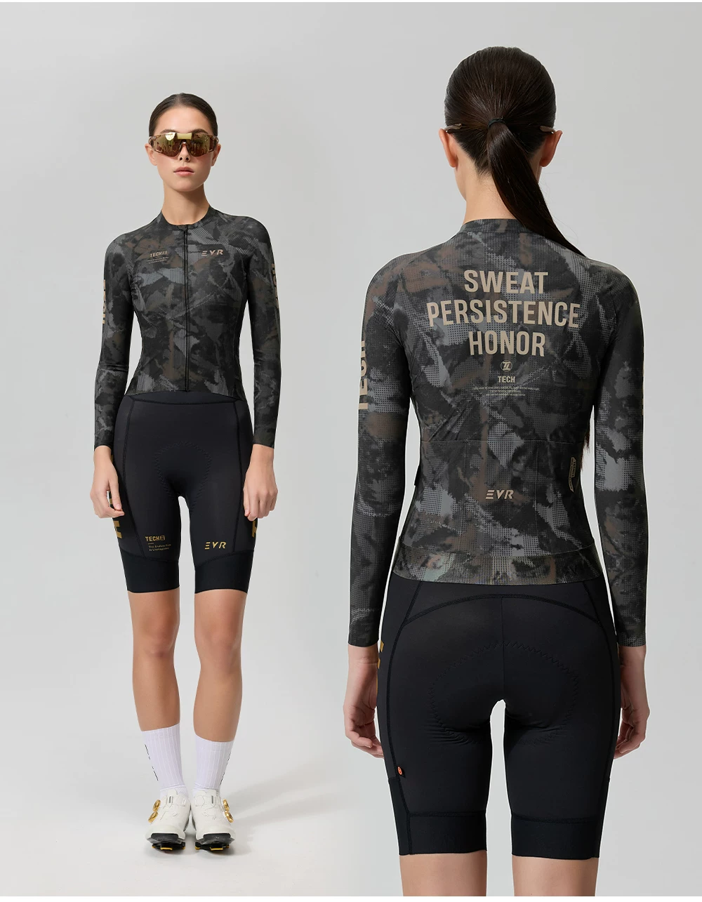EVR26 New Light Dust Era Summer Cycling Clothing Long Sleeve Sunscreen Quick Drying Women's Road Bike Top High Elasticity