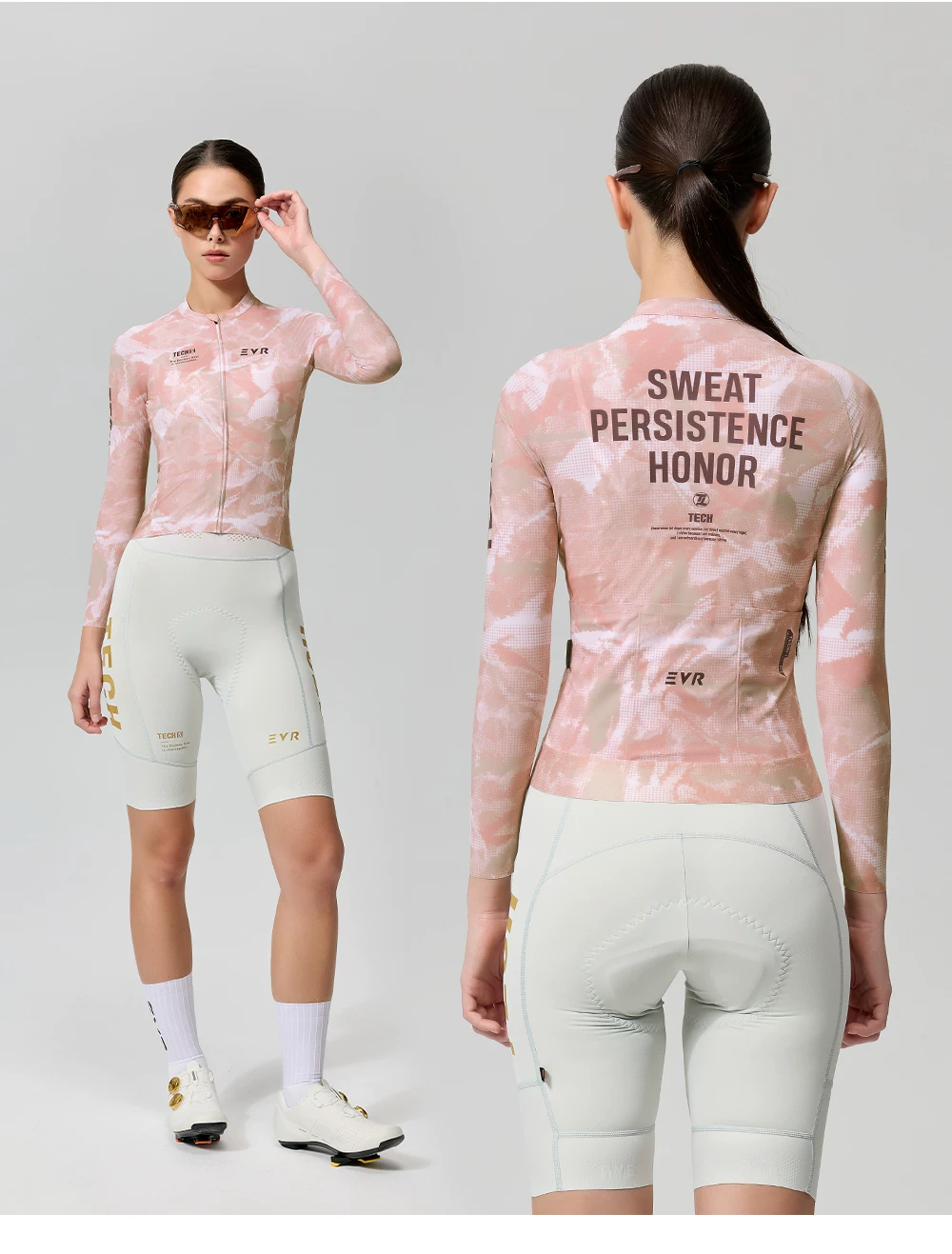 EVR26 New Light Dust Era Summer Cycling Clothing Long Sleeve Sunscreen Quick Drying Women's Road Bike Top High Elasticity