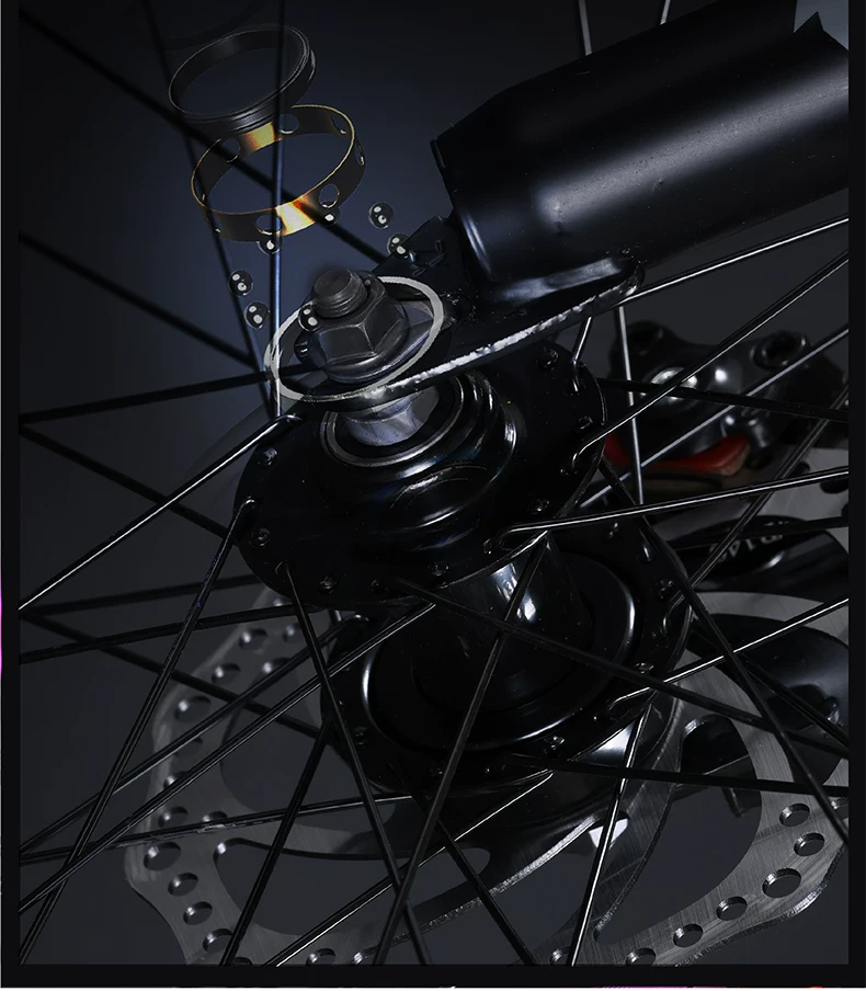 Red Flag Official Flagship Store Mountain Bike Male and Female Adult Off road Variable Speed Highway Purple Tire Youth Bike