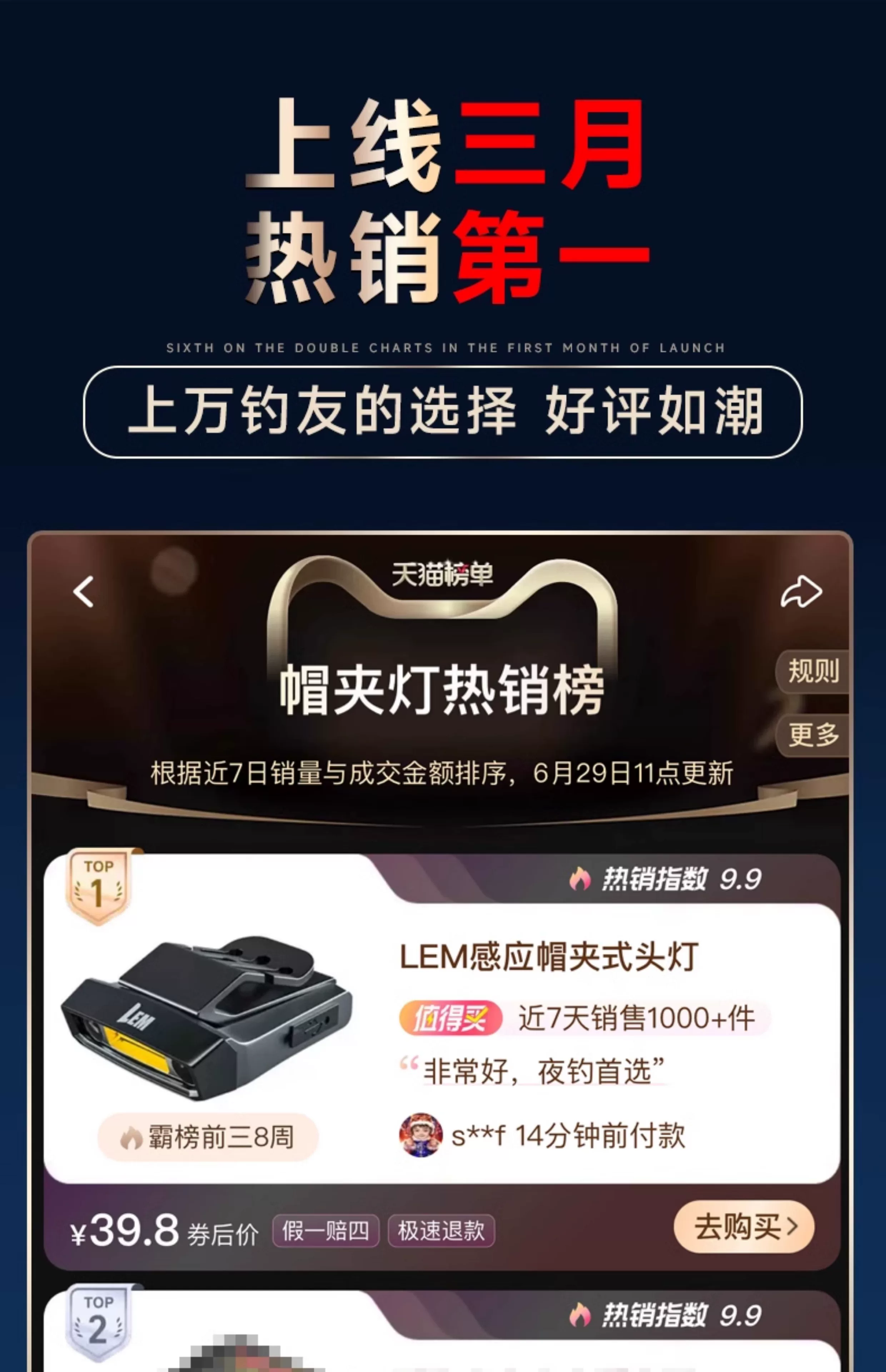 LEM Headlamp Fishing Specific Induction Hat Clip Light Strong Light Super Bright Charging Head Mounted Clip on Long Range Night Fishing Light