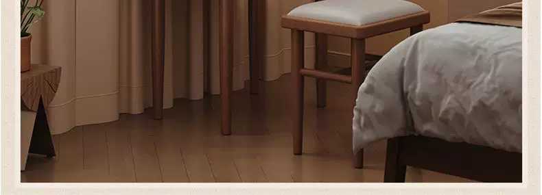 Туалетный столик из массива дерева Kuang Baiqi AE32