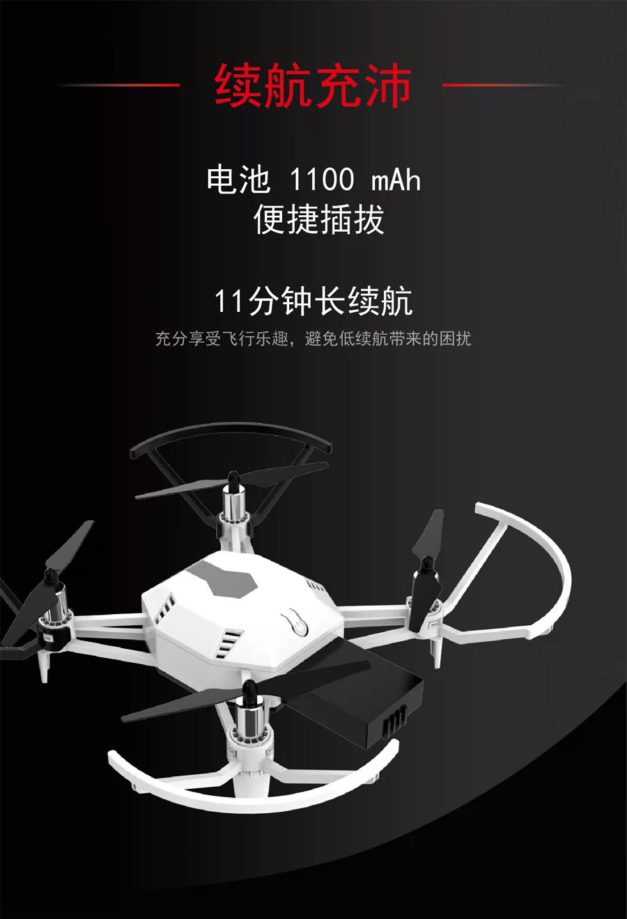 Qizheng Numerical QZ-A130 Operation Drone Aerospace Innovation Competition Semi Surrounding Protective Cover Wheelbase 125 Intelligent