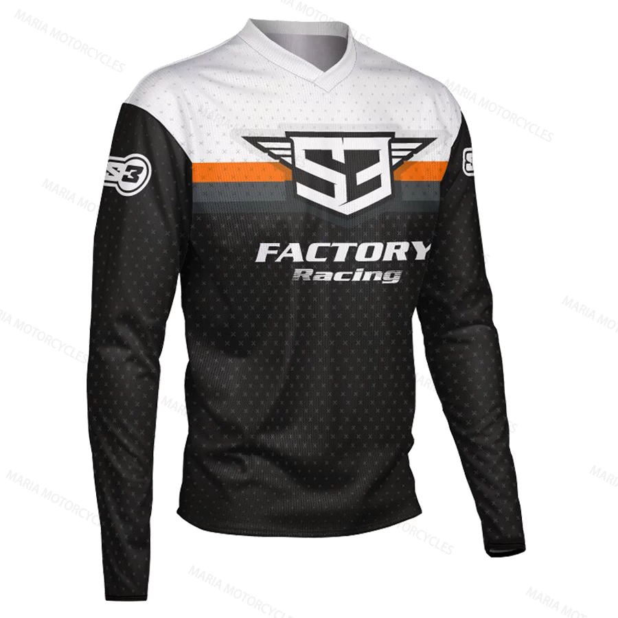 S3 motorcycle shirt racing suit quick dry long sleeved motorcycle suit mountain off-road riding suit bicycle speed conquer men