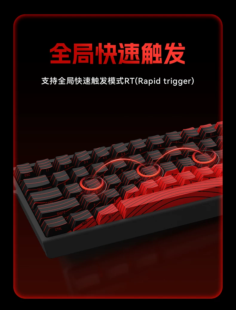Megalion MAD60/68 HE Gaming Magnetic Axis Keyboard MAD68pro Gaming Specific Mechanical Keyboard 61/68 Keys