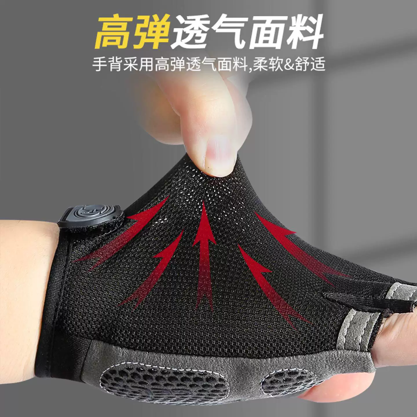 Suitable for Giant cycling gloves, half finger mountain road bike gloves, men's and women's anti slip, shock-absorbing, breathable equipment